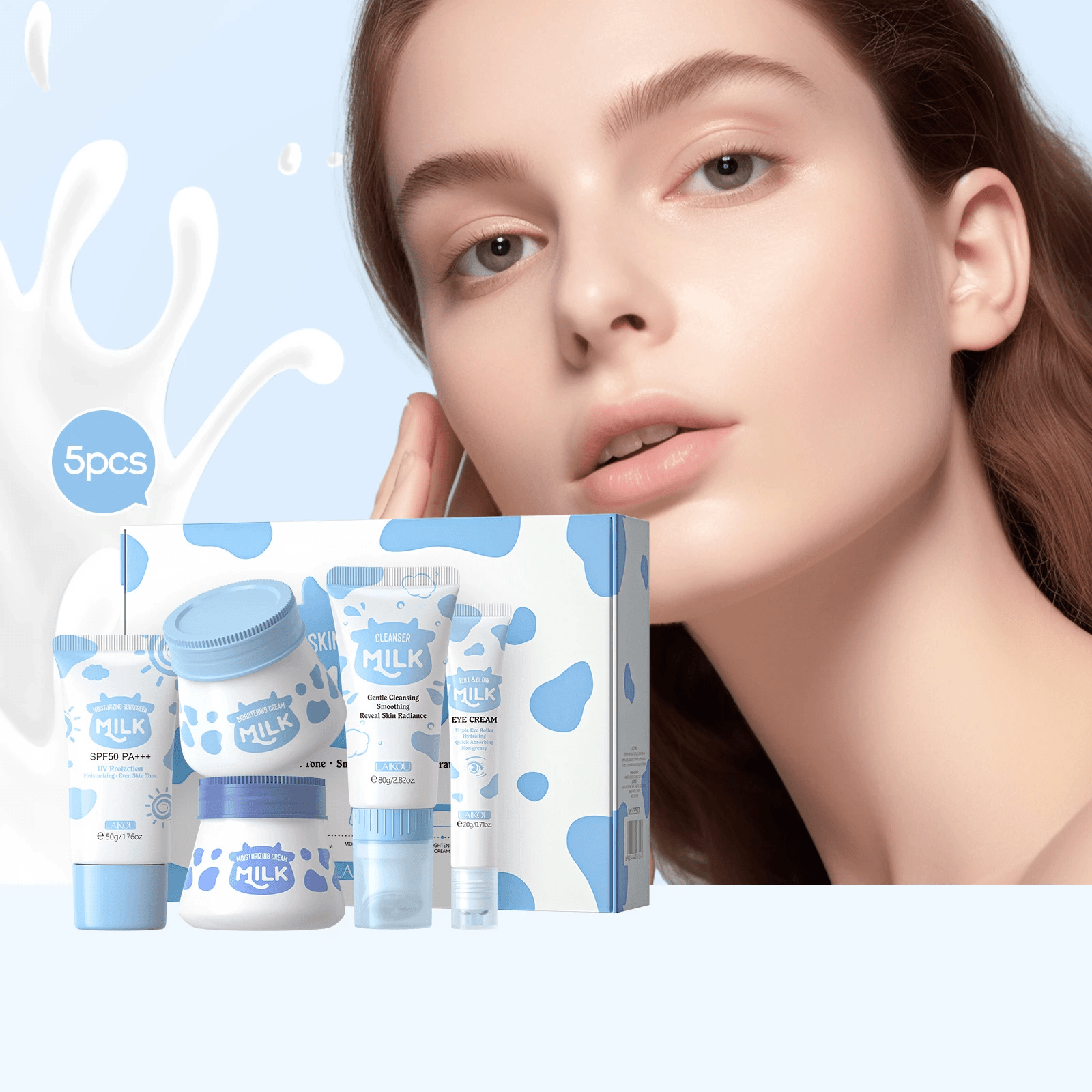Milk Skin Care Set by Pampering Heaven