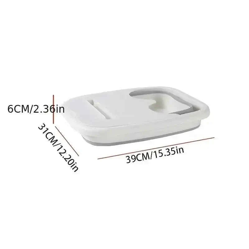 Folding Bubble Foot Bath Bucket with Lid for Travel