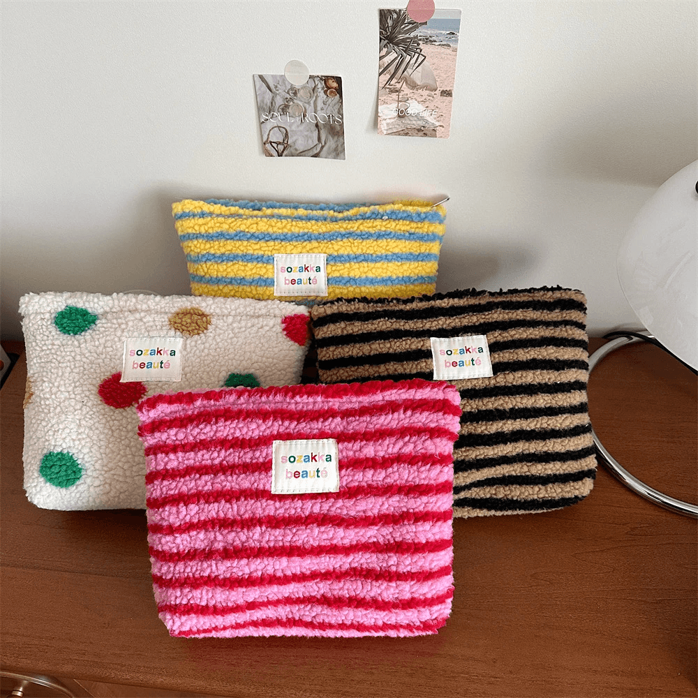 Plush Cosmetic Storage Bag by Pampering Heaven