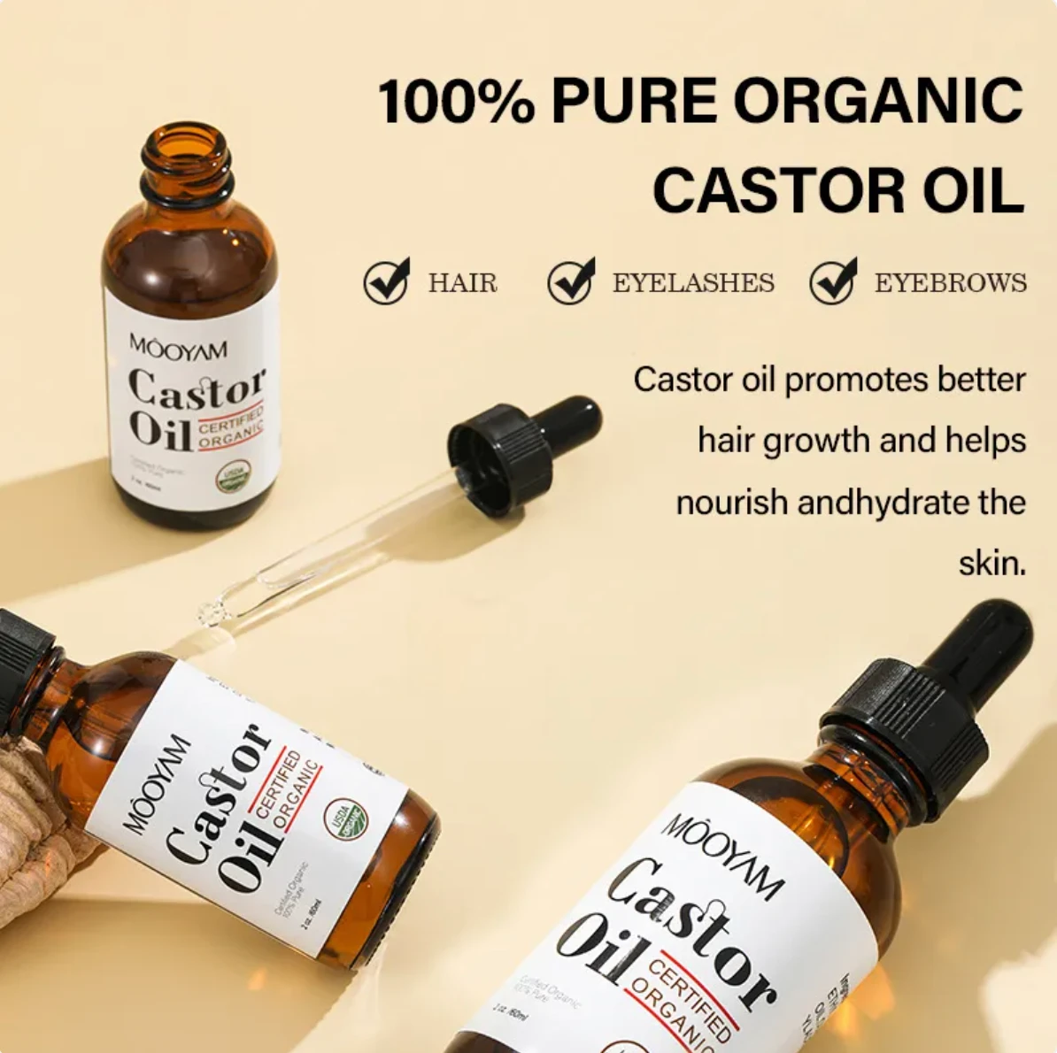 CastorPro Hair & Skin Nourishing Oil by Pampering Heaven