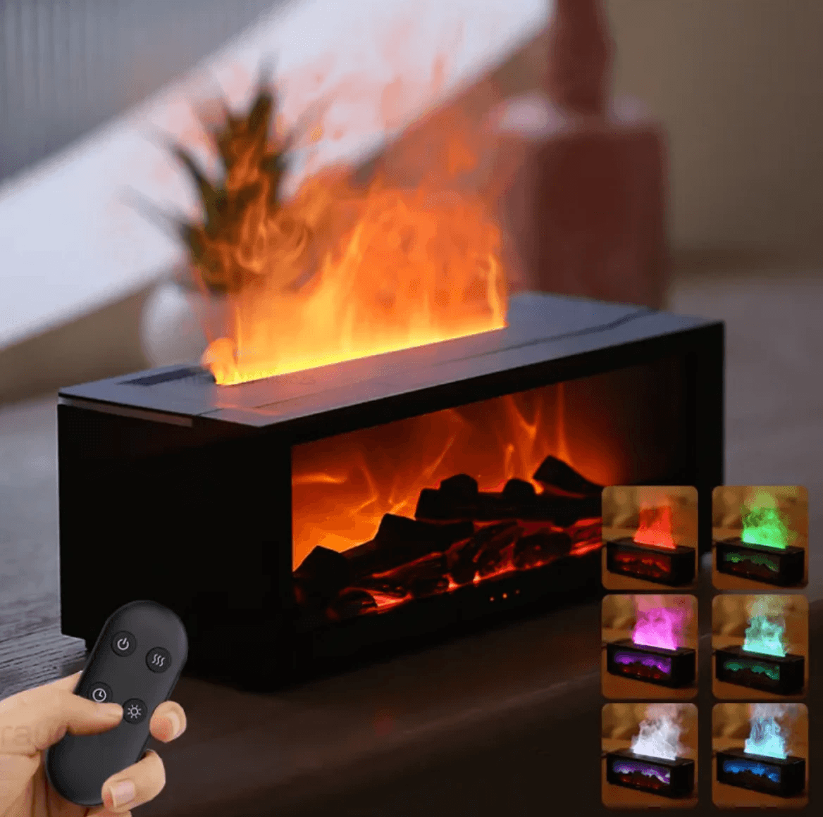 3D Flame Aromatherapy Diffuser by Pampering Heaven