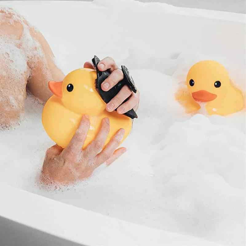 Silicone Bath Brush with Hook for Men and Women