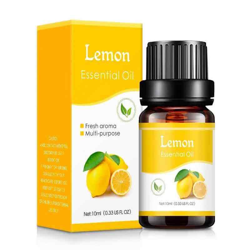 Aromatherapy car air freshener with lemon essential oil for fresh aroma and multi-purpose use.
