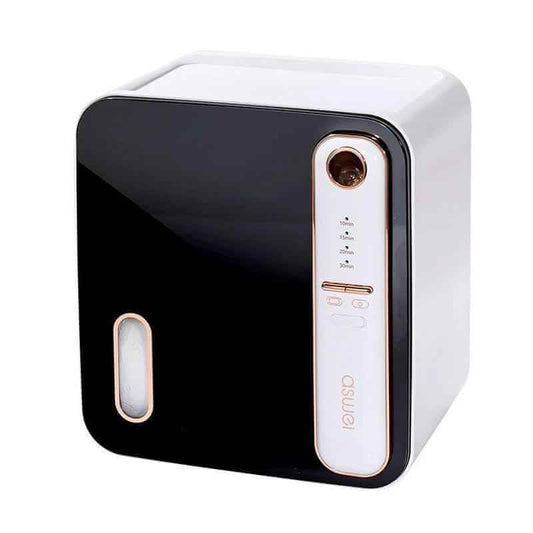 Aromatherapy waterproof tissue box with modern design and multi-purpose storage for tissues.
