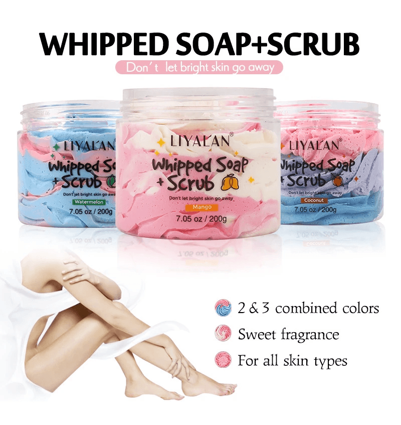Coconut Mango Latte Bath Scrub – 200g by Pampering Heaven