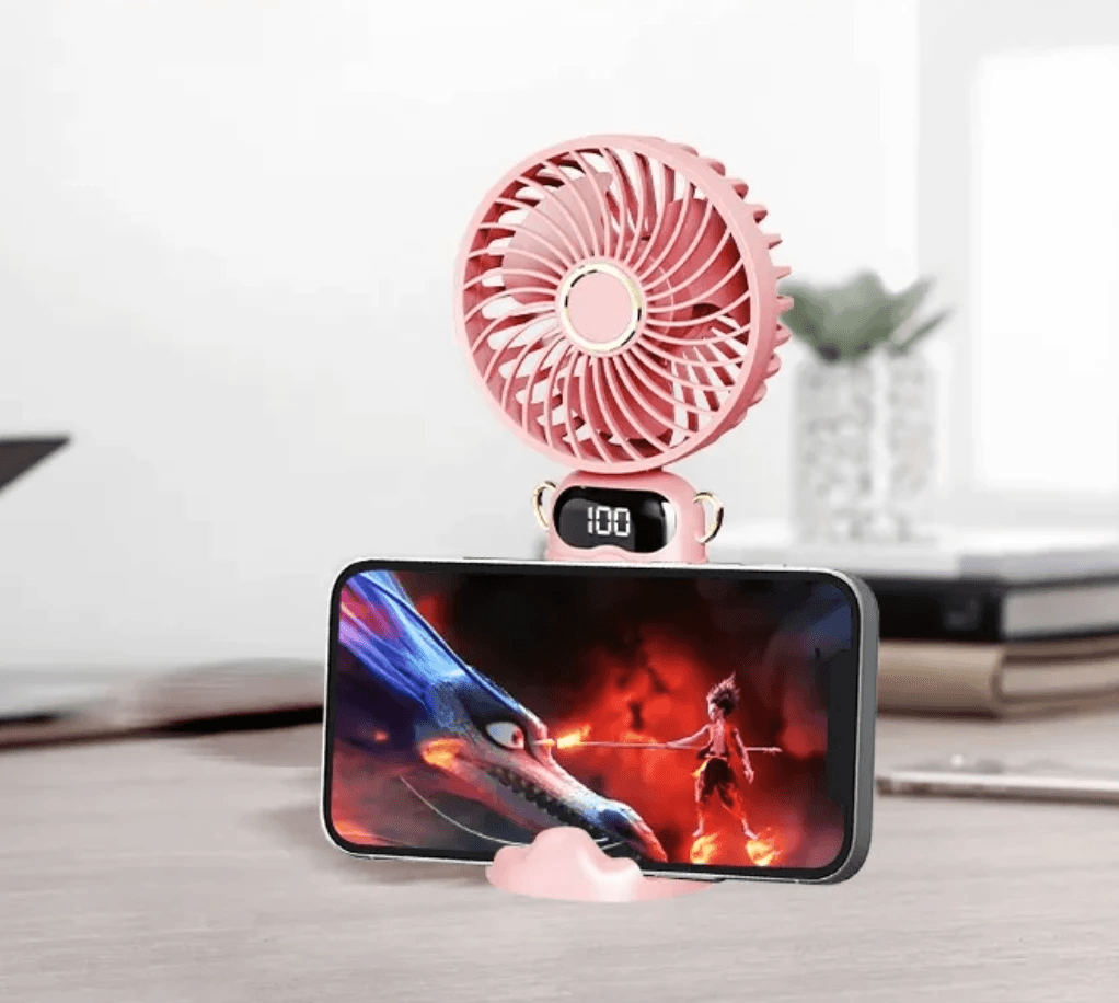 Mini Folding Aromatherapy Fan by Pampering Heaven