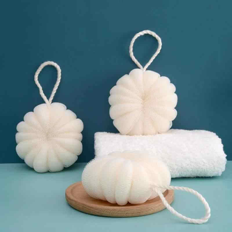 Soft Mesh Bath Balls for Exfoliating Shower Scrub