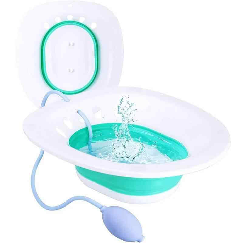 Sitz Bath for Hemorrhoids and Postpartum Care (Foldable)
