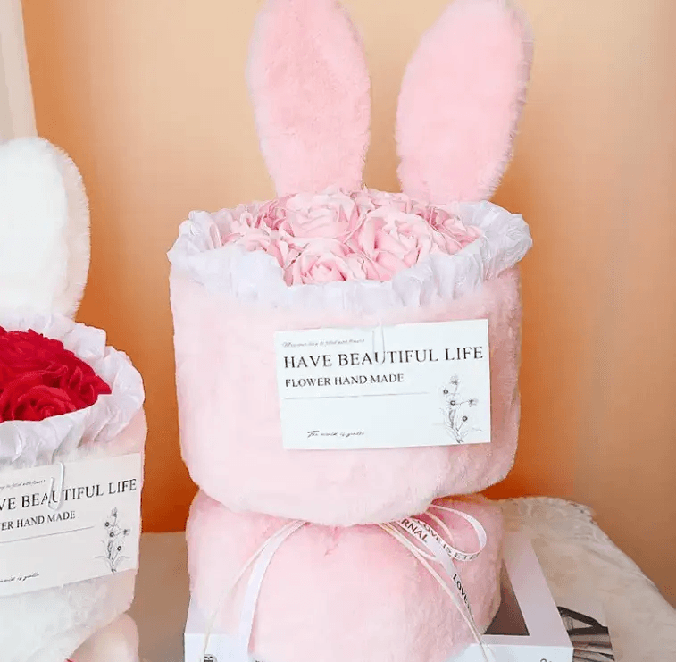 Gift Heart Soap Flower Carnation Rose by Pampering Heaven