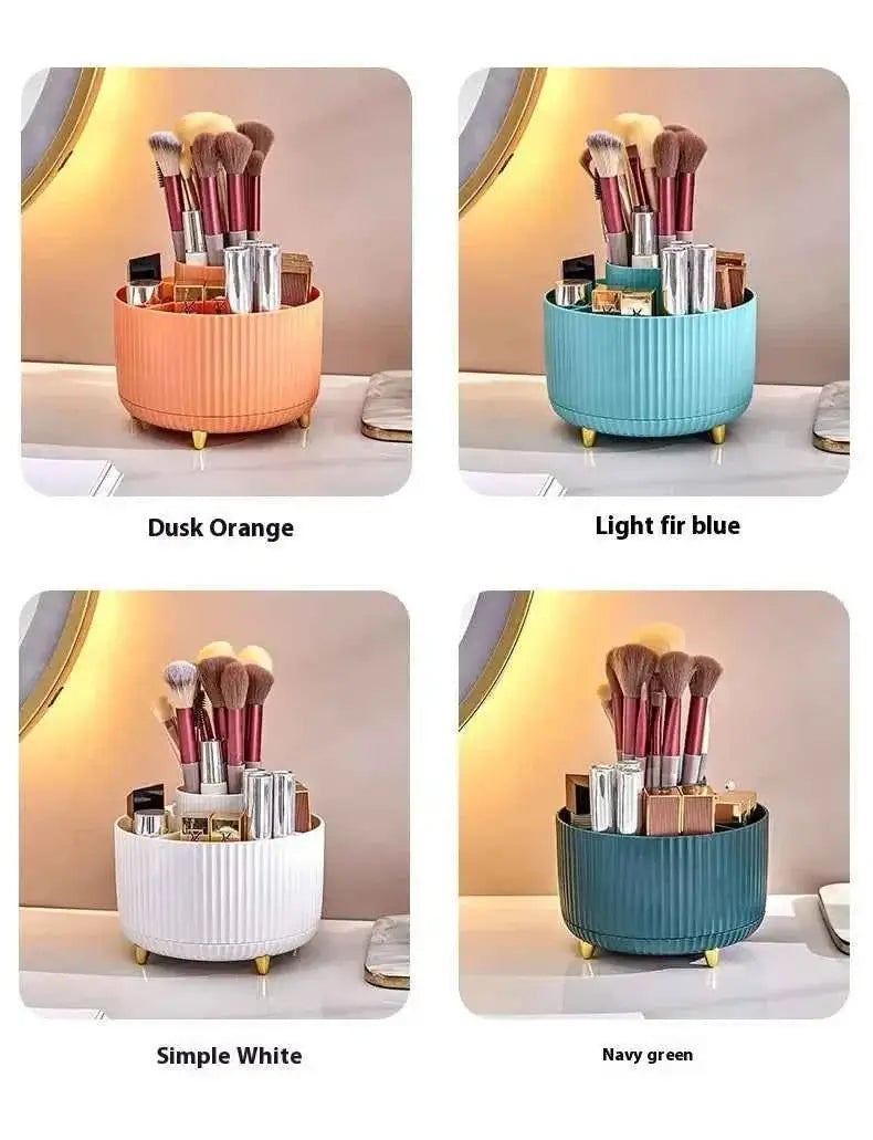 Rotating Desktop Cosmetic Brush Holder