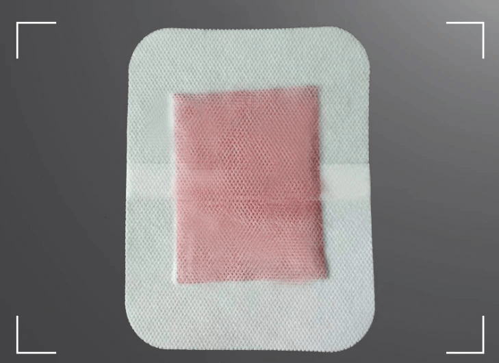 Close-up of a 2-in-1 aromatherapy foot patch designed for relaxation and detoxification.