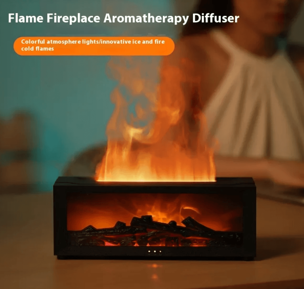 3D Flame Aromatherapy Diffuser by Pampering Heaven