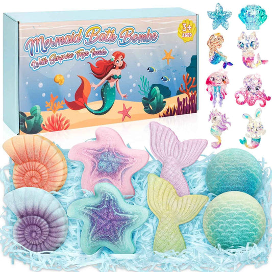 Mermaid Surprise Bath Bombs for Kids