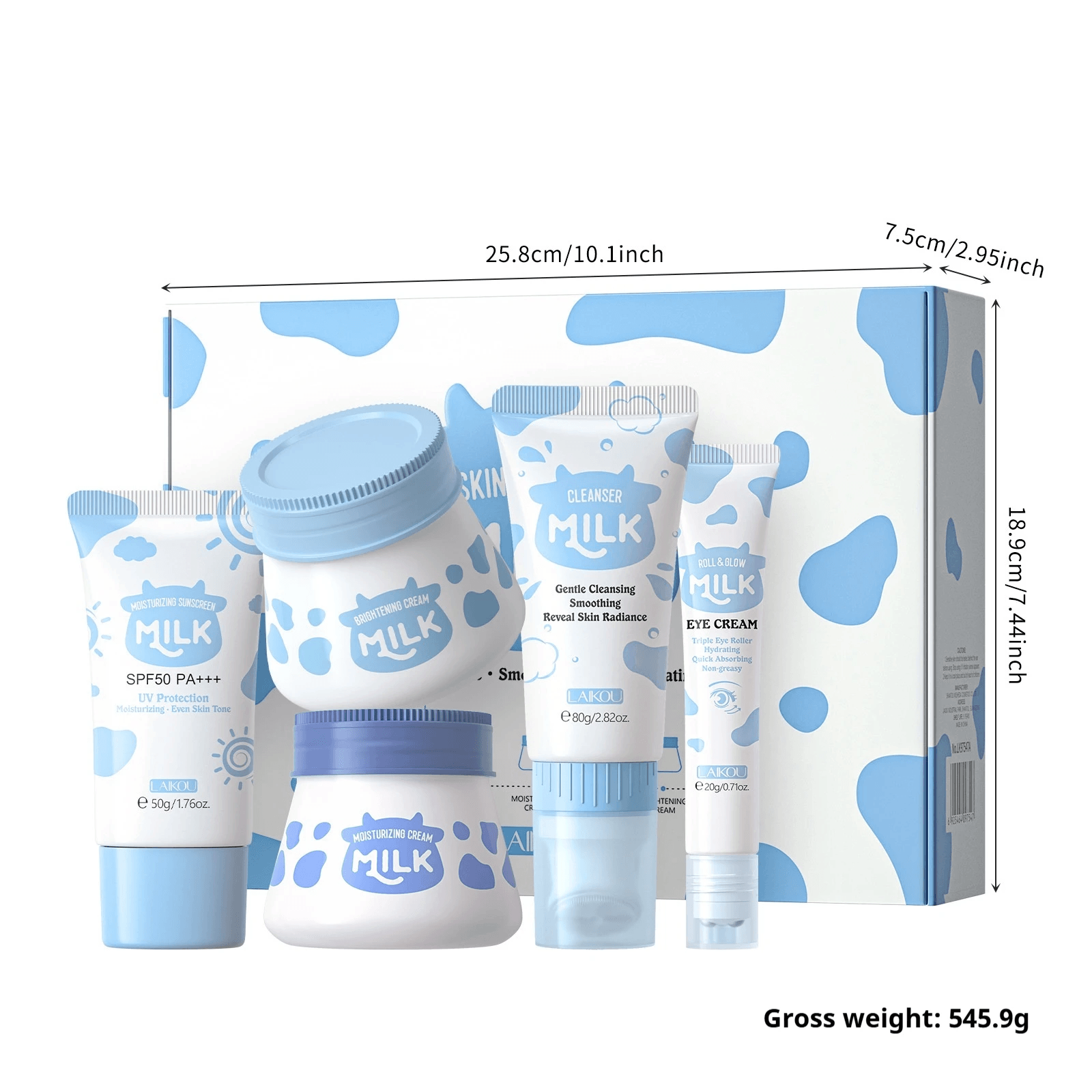 Milk Skin Care Set by Pampering Heaven