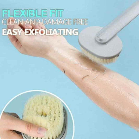 Long-Handled Liquid Bath Brush for Exfoliating Massage
