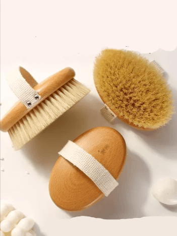 Wooden Bristle Bath Brush by Pampering Heaven