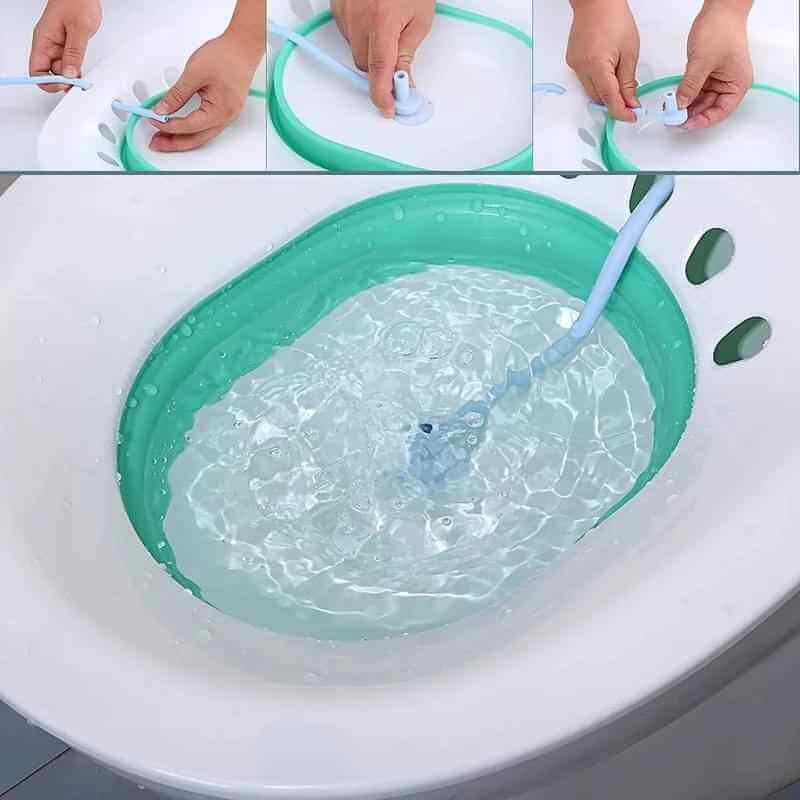 Sitz Bath for Hemorrhoids and Postpartum Care (Foldable)