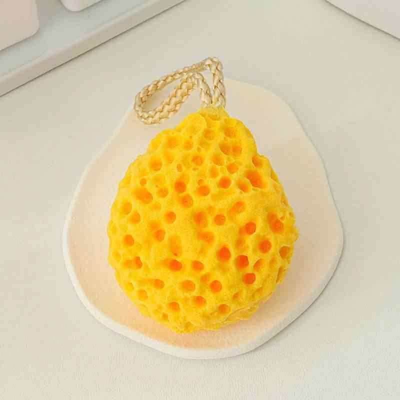 New Honeycomb Bath Ball - Super Soft Sponge for Kids