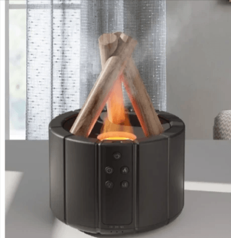 Simulated Flame Aromatherapy Humidifier by Pampering Heaven