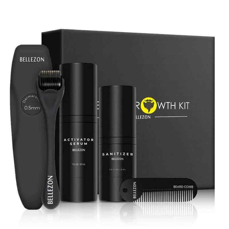 Beard Enhancement Kit with Serum and Grooming Tools