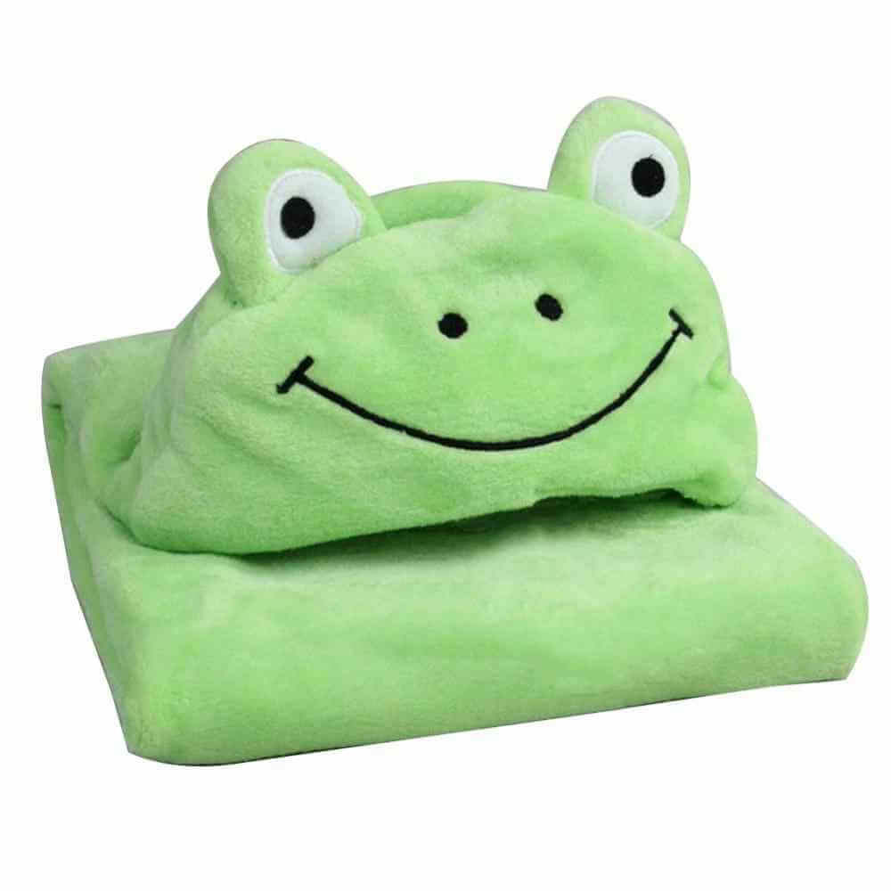 Fluffy Hooded Bath Towels for Children