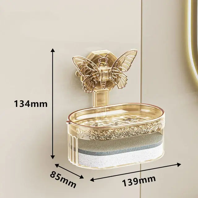 Double-Layer Suction Soap Holder