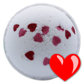 Wild Flowers Love Hearts Bath Bomb - Lush Bath Bomb - Bath Bomb