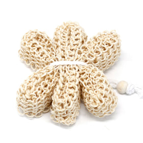 Exfoliating Star Sisal Sponge - Sponge Scrubber - Back Scrubber - Sisal Sponge